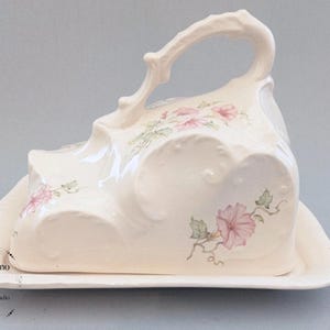 Art Deco, cheese plate, cheese lover, cheese platter, antique ceramics, cheese and wine, vintage, vintage kitchen, vintage flowers, retro