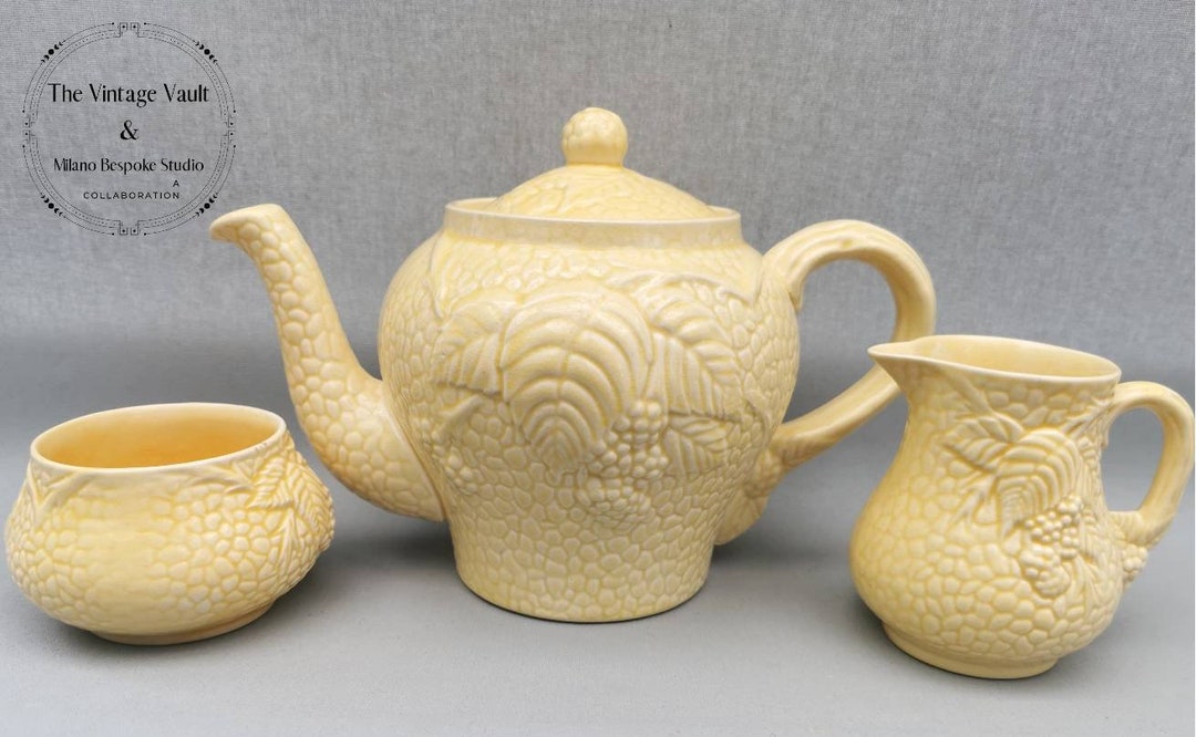 Vintage Wade Pottery Bramble Design Vintage Kitchen Tea Etsy