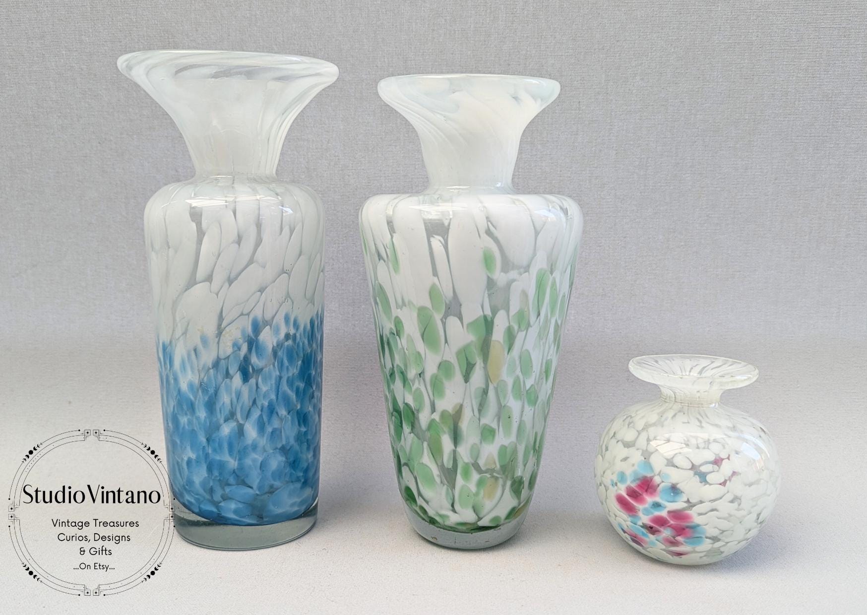 Alum Bay Glass Vase - Etsy UK