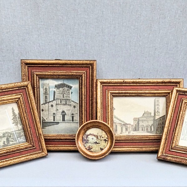 Miniature Gold Frames Etsy
