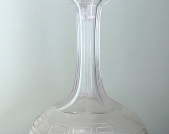 Victorian decanter, globe decanter, Whiskey decanter, brandy decanter, wine, drinks cabinet, vintage decanter, cocktails, stars, Greek key