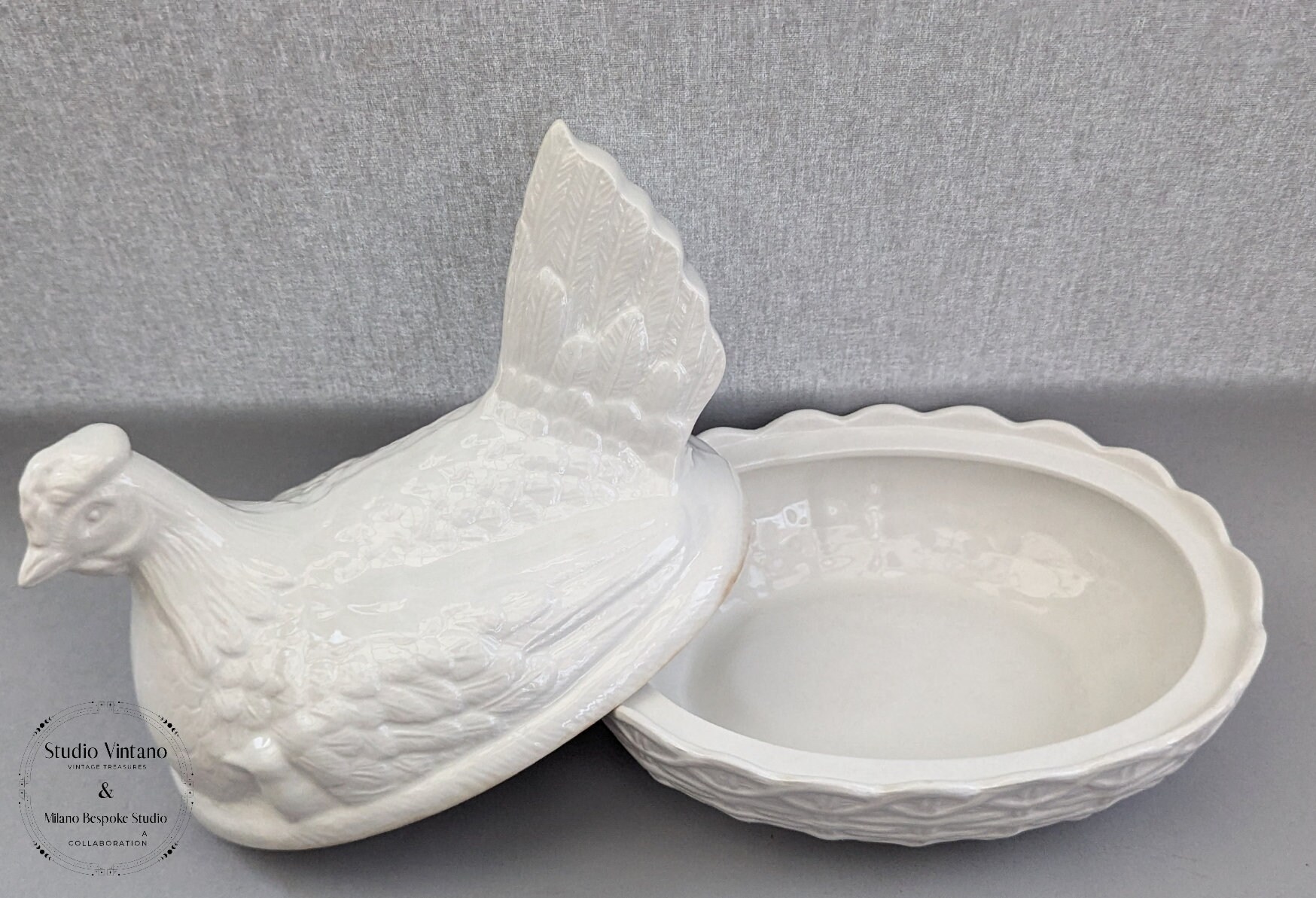 Portmeirion Chicken White Portmeirion Egg Holder Vintage Etsy