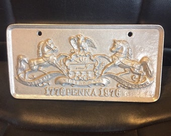 Bicentennial license plate