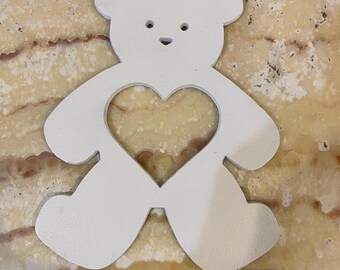 Teddy Bear Dinner Bell with Dinger- Handmade Cast Aluminum, Made in USA