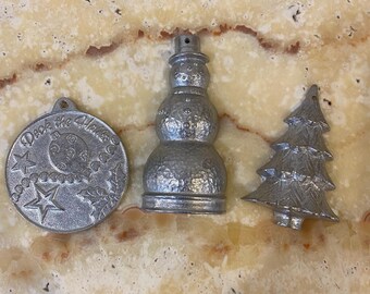 Set of 3 Christmas Ornaments