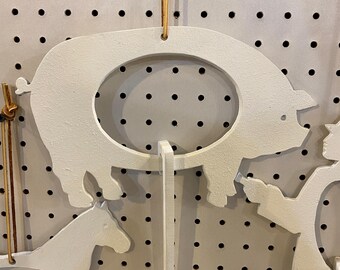 Pig Dinner Bell- Handmade Cast Aluminum, Made in USA