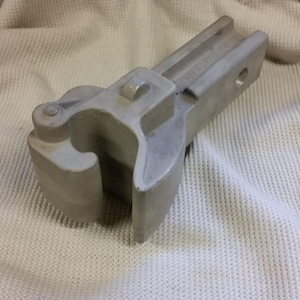 Train Knuckle Hitch Plug – Cast Aluminum, Custom I-Beam Design, Fits 2" Receiver, Handmade in Hanover PA
