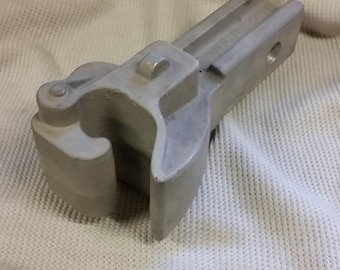 Train Knuckle Hitch Plug – Cast Aluminum, Custom I-Beam Design, Fits 2" Receiver, Handmade in Hanover PA