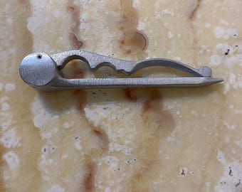 Premium Crab Hammer with Claw Cracker – Cast Aluminum, Stone Vibed Finish, Handmade in Hanover PA, Durable Seafood Tool