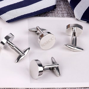 Groomsmen Gifts Personalized Cuff Links Custom Cufflinks for Groomsmen Gift Monogram Cufflink Gifts for Men image 7