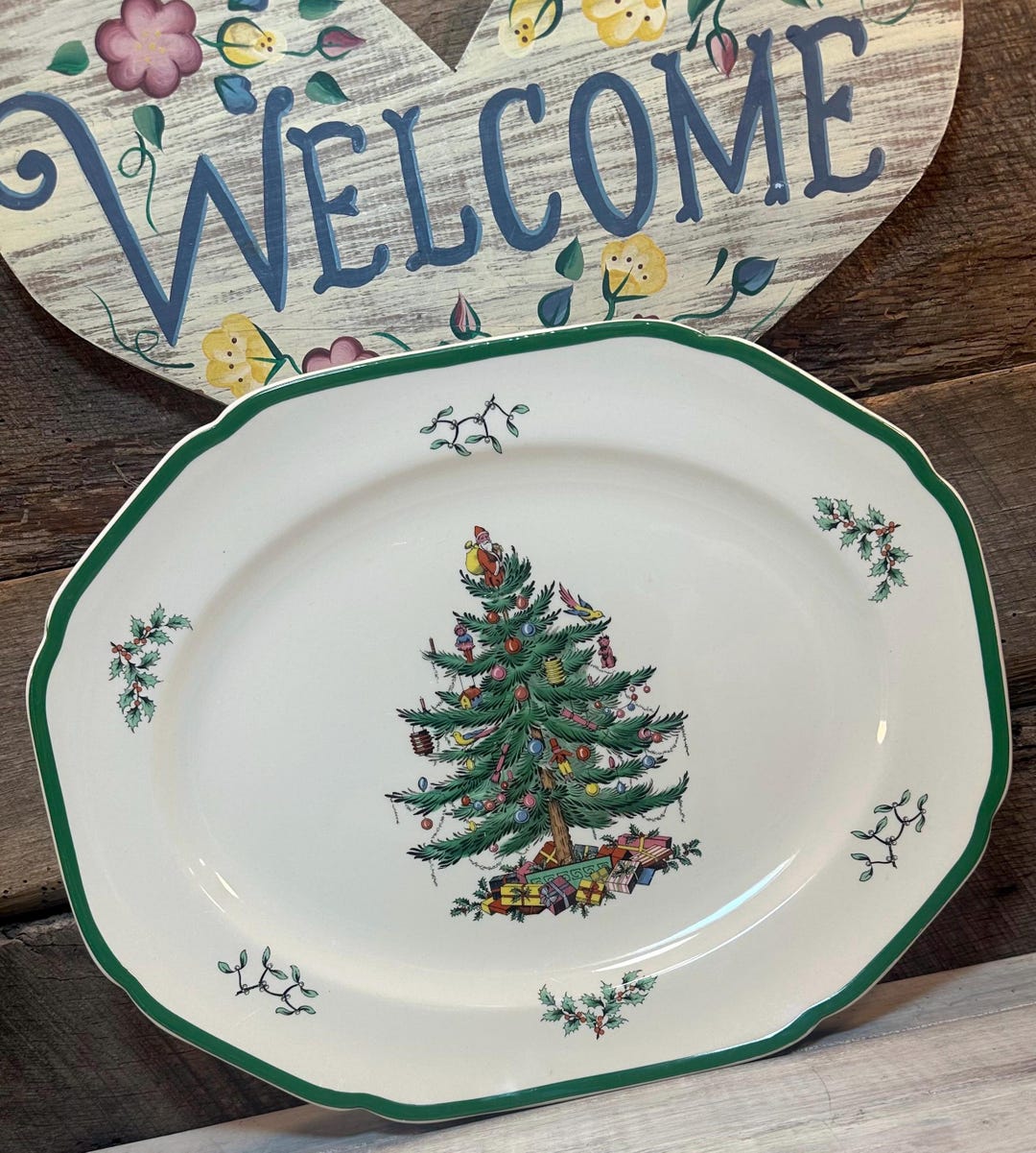 Spode ウッドランド 七面鳥 ベーキングディッシュ 取っ手付き 深さ15