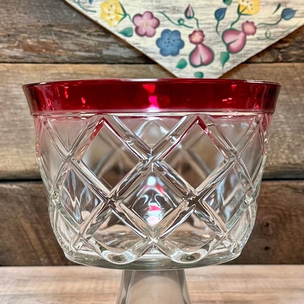 Crystal Trifle Bowl Etsy