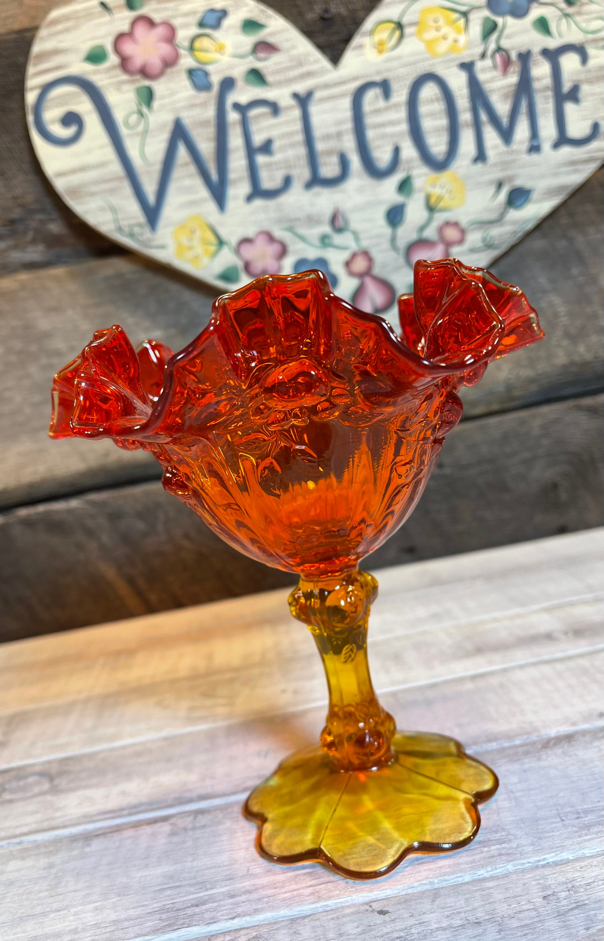 フェントン ローズ アンベリーナ コンポート フリル エッジ付き