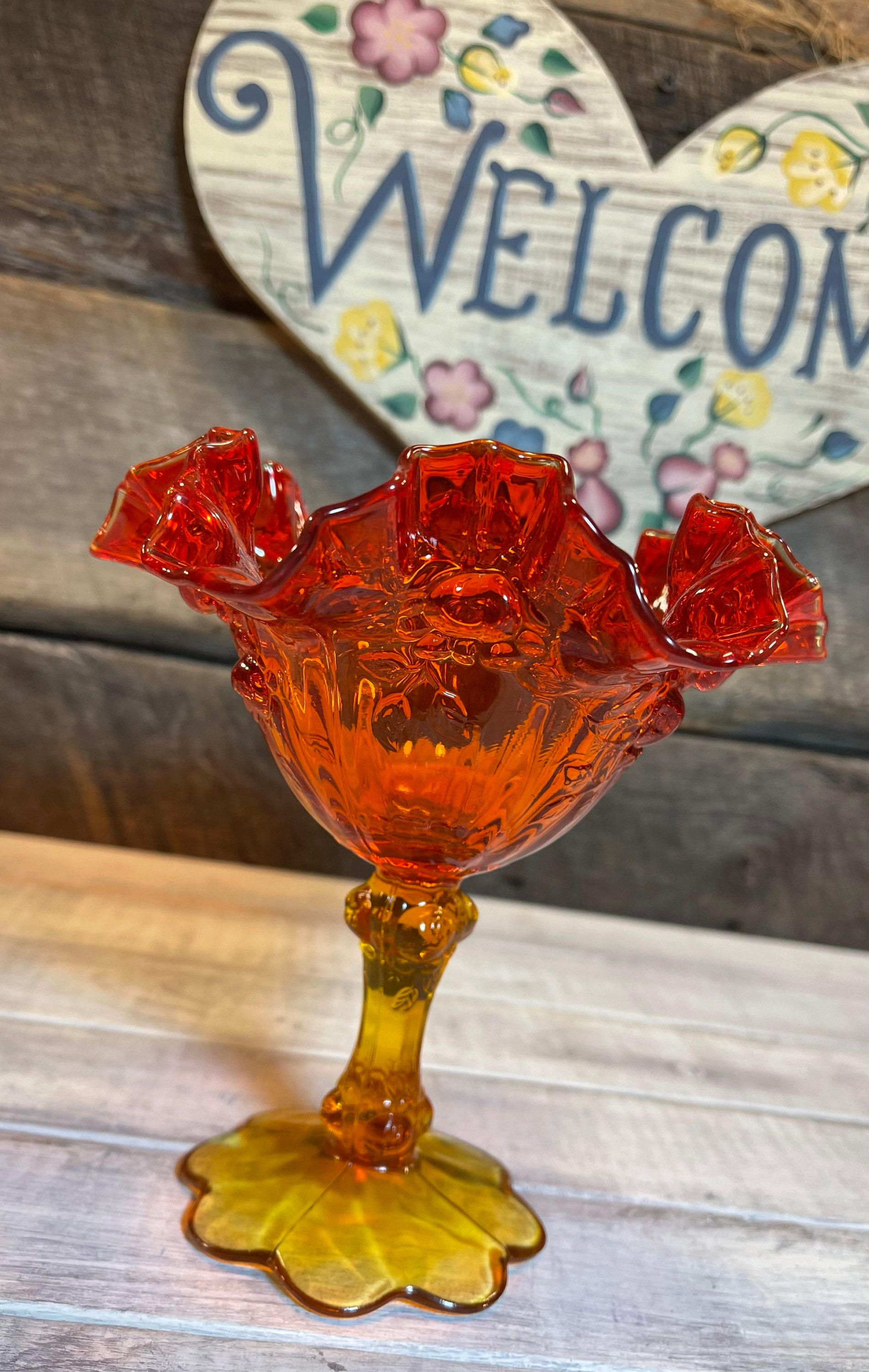 フェントン ローズ アンベリーナ コンポート フリル エッジ付き