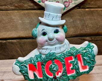 Vintage Lipper and Mann Noel Candleholders: Green Porcelain