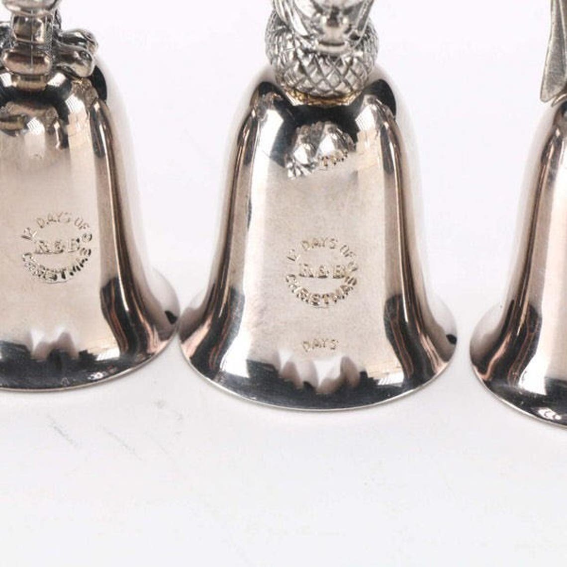 Twelve Days of Christmas Bells by Reed & Barton Silver Etsy