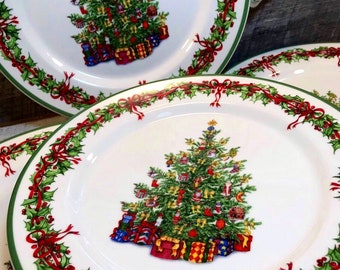 Christopher radko christmas hot sale plates