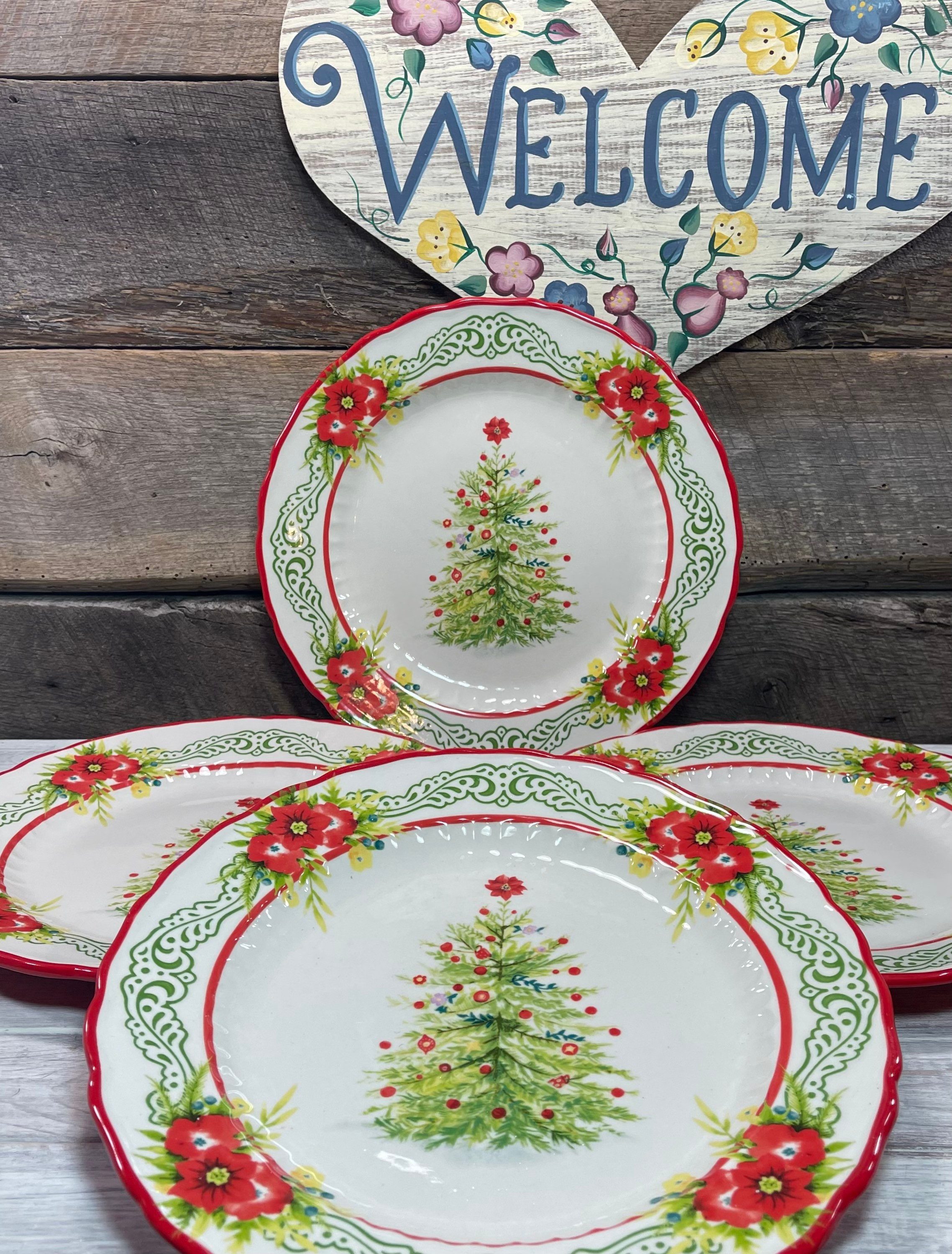 The Pioneer Woman Farmhouse Lace 12-Piece Dinnerware Set - Zars Buy