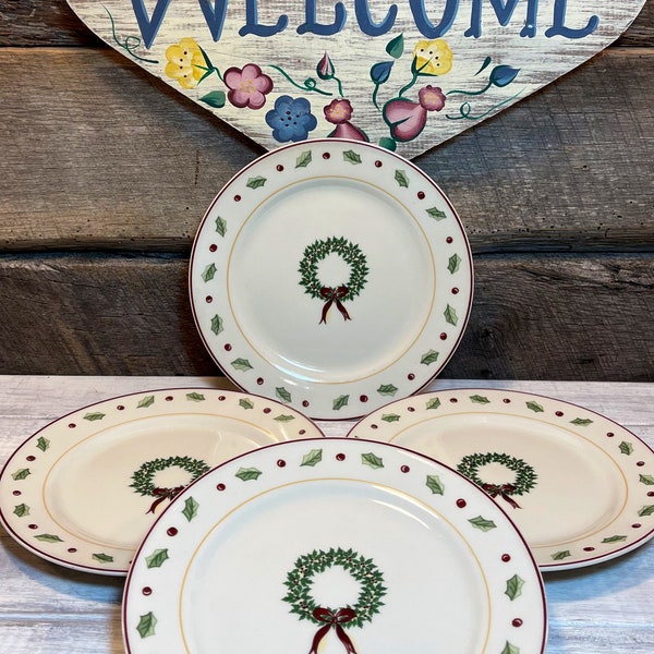 Christmas Salad Plates Etsy