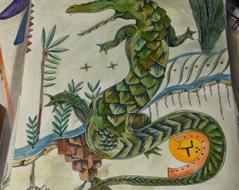 Mayan Day Zodiac: Crocodile