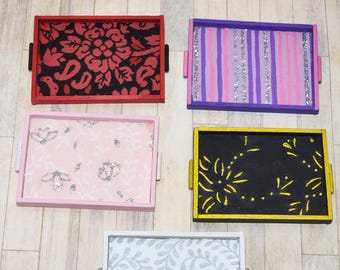 1:6th scale miniature serving / decorative trays