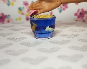 1:6 scale miniature beach scene gelatin snack
