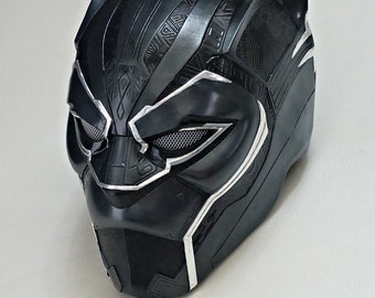 Maschera del casco della pantera nera Costume di Halloween Cosplay #521