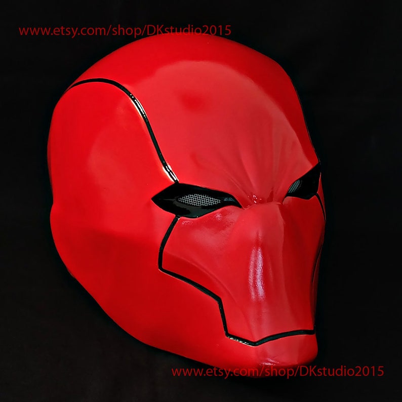 The Red Hood Rebirth Helmet Mask Jason Todd Halloween Costume Etsy