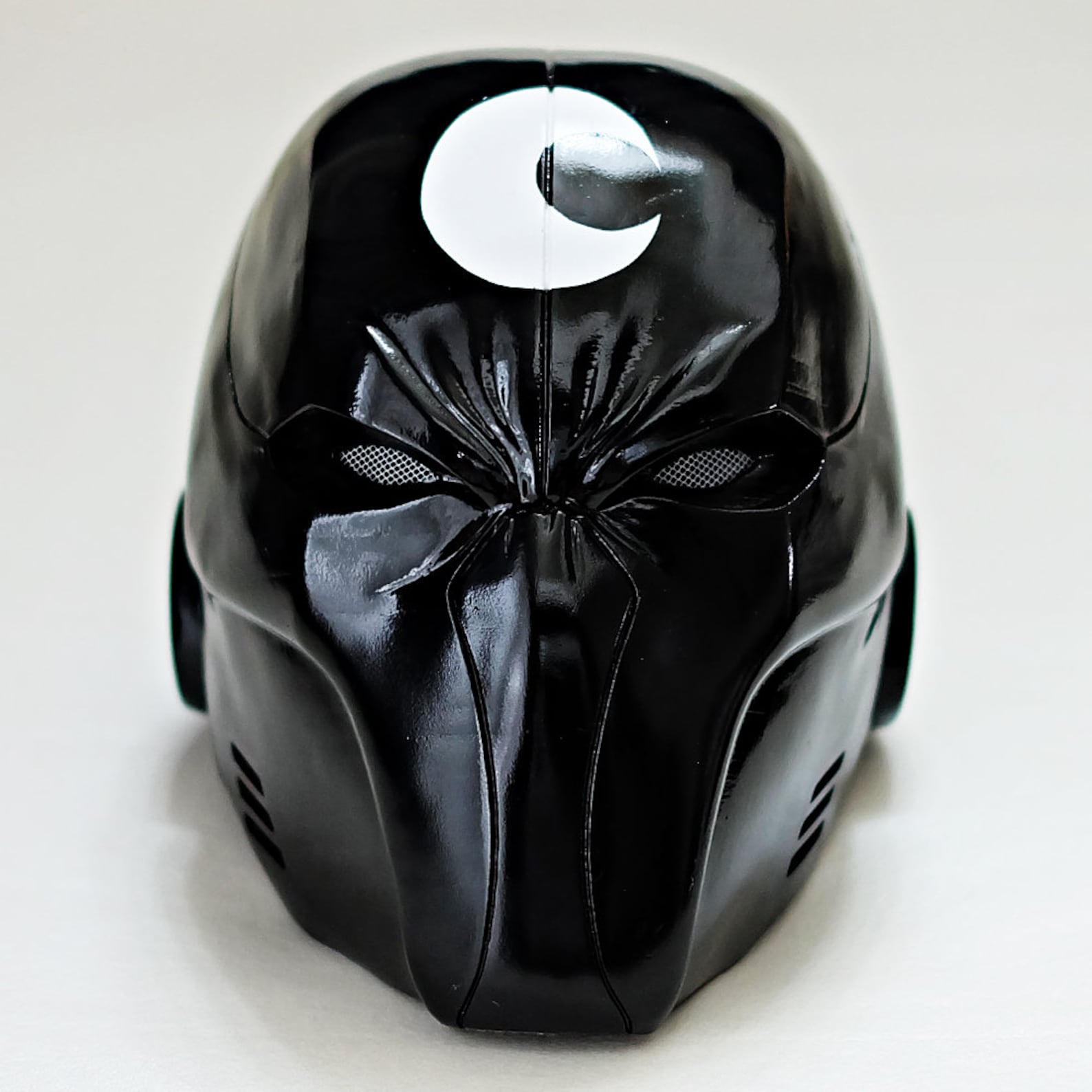 Costom Moon Knight Helmet Mask Halloween Costume DJ Cosplay Movie Prop