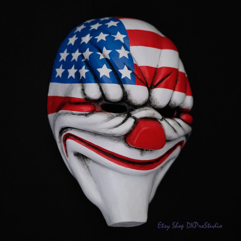 Payday Dallas Mask Halloween Cosplay Costume Prop 528 - Etsy