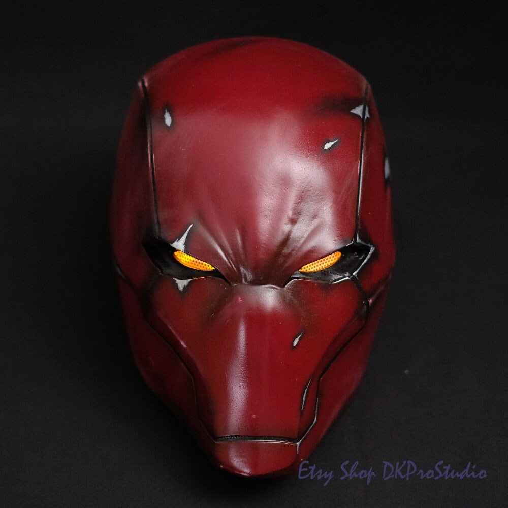 The Red Hood Rebirth Helmet Mask Jason Todd Halloween Costume Etsy