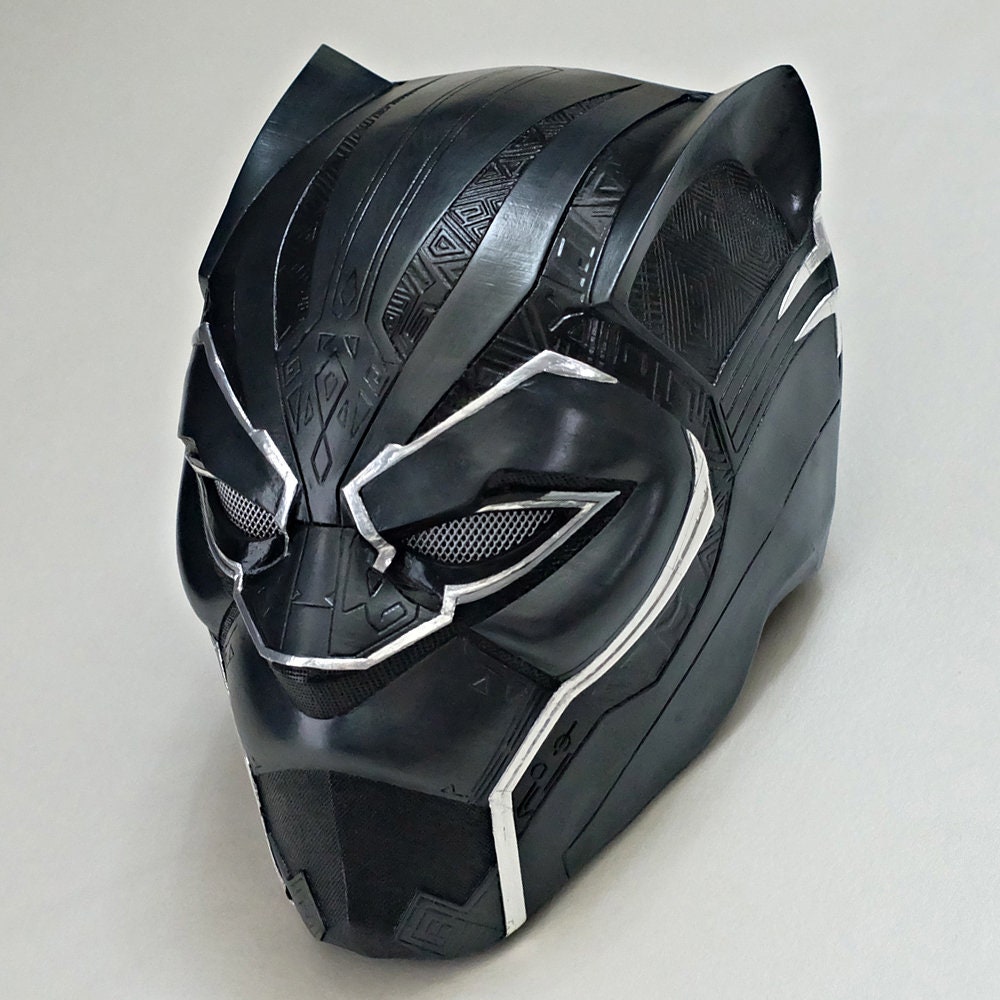 Black Panther Helmet Mask Halloween Costume Cosplay 521 Etsy
