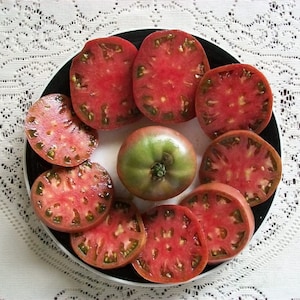Heirloom Tomato- CARBON- 80 day BLACK Indeterminate- 25 seeds