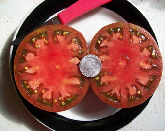 Heirloom Tomato- Black Seaman- 75 day- Black (dark red) Determinate- 25 seeds per pack