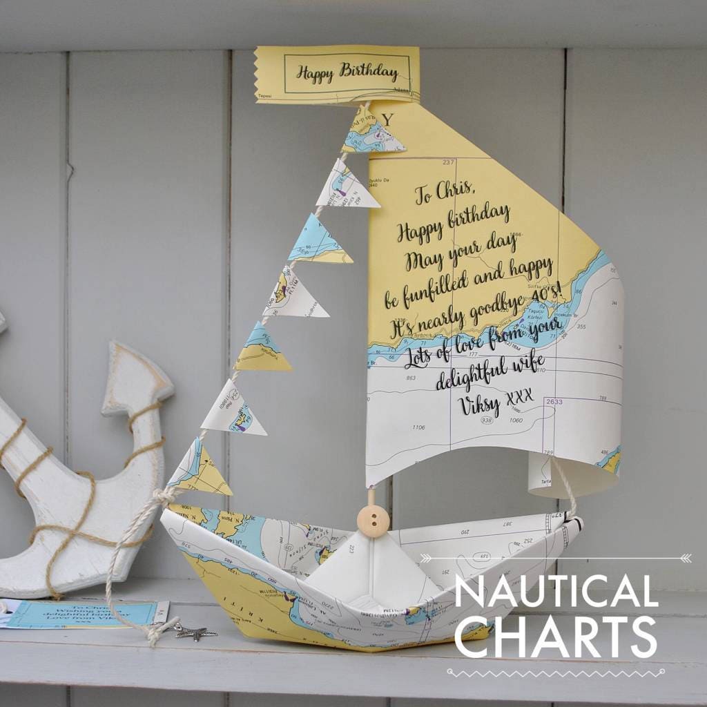 Personalised Father's Day Card Sailboat Card - Etsy UK