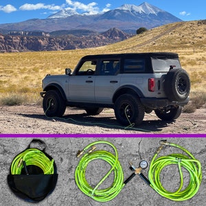 4 Tire Inflator System | Offroad Air Inflation Kit for Trucks, SUVs & UTVs | Heavy Duty 4 Way Tire Pump