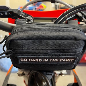 Bike Handlebar Bag | Dirtbike Bar Bag | Motorcycle Accessories Pouch| Handlebar Tool Roll
