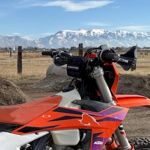 Enduro Handlebar Bag | Dirt Bike Tool Bag | Motorcycle Trail Pouch | Dual Sport & ADV Storage for Off Road Riders