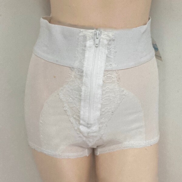 Vintage 1980s GIRDLE Panty Made in USA Size Medium