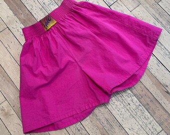 RADICAL Vintage 1980's HOT Pink ACTIVEWEAR Shorts Chic Brand, Size Small