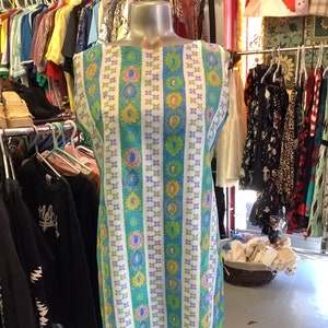 VINTAGE MOD Abito leggero anni '60/'70 "Pem Classics disegnato da Triari" Taglia media/grande