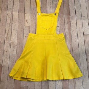 Yellow overall skirt sale