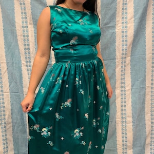 Stunning MCM Satin Brocade COCKTAIL DRESS