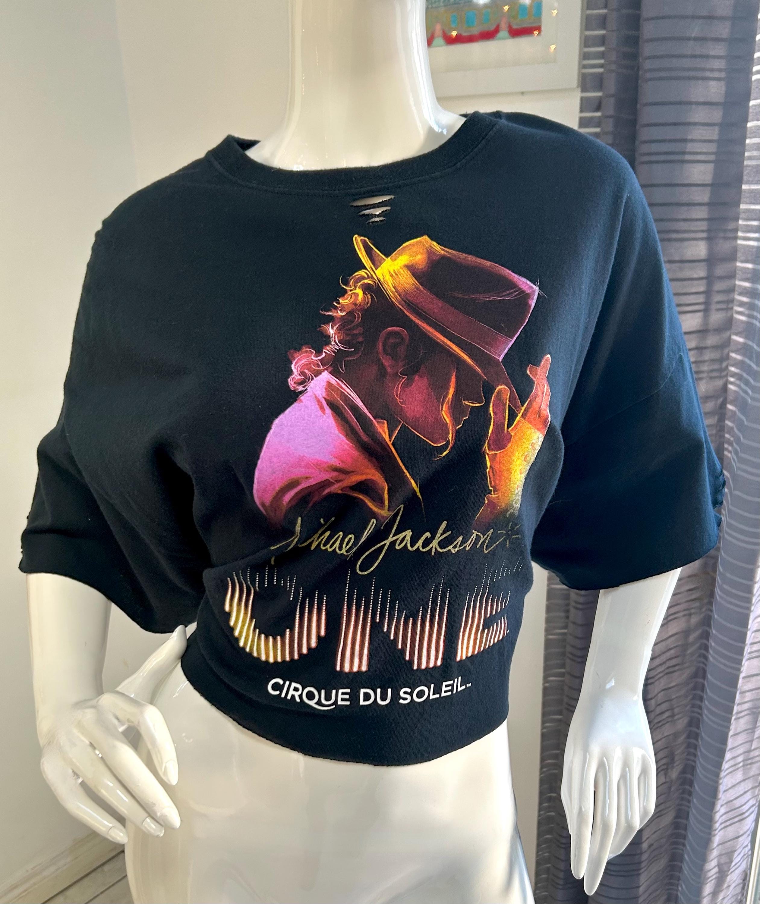 REWORKED - MICHAEL JACKSON - One - Cirque Du Soleil T-shirt - Size