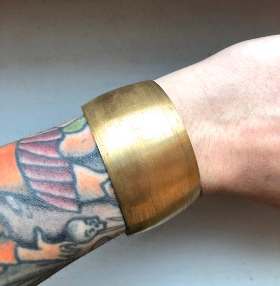 BOHEMIAN GOLD Tone CUFF Bracelet - image 4
