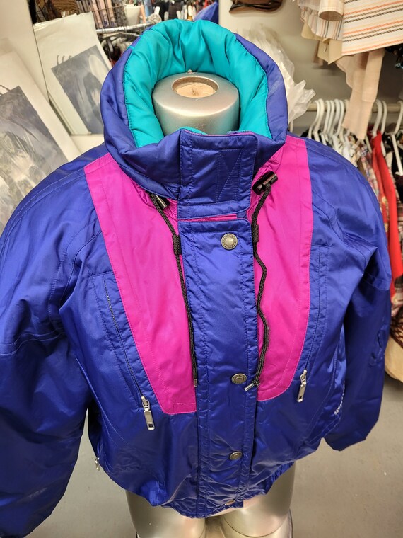 Totally TUBULAR 80’s SUN Ice Ski JACKET Made in H… - image 4