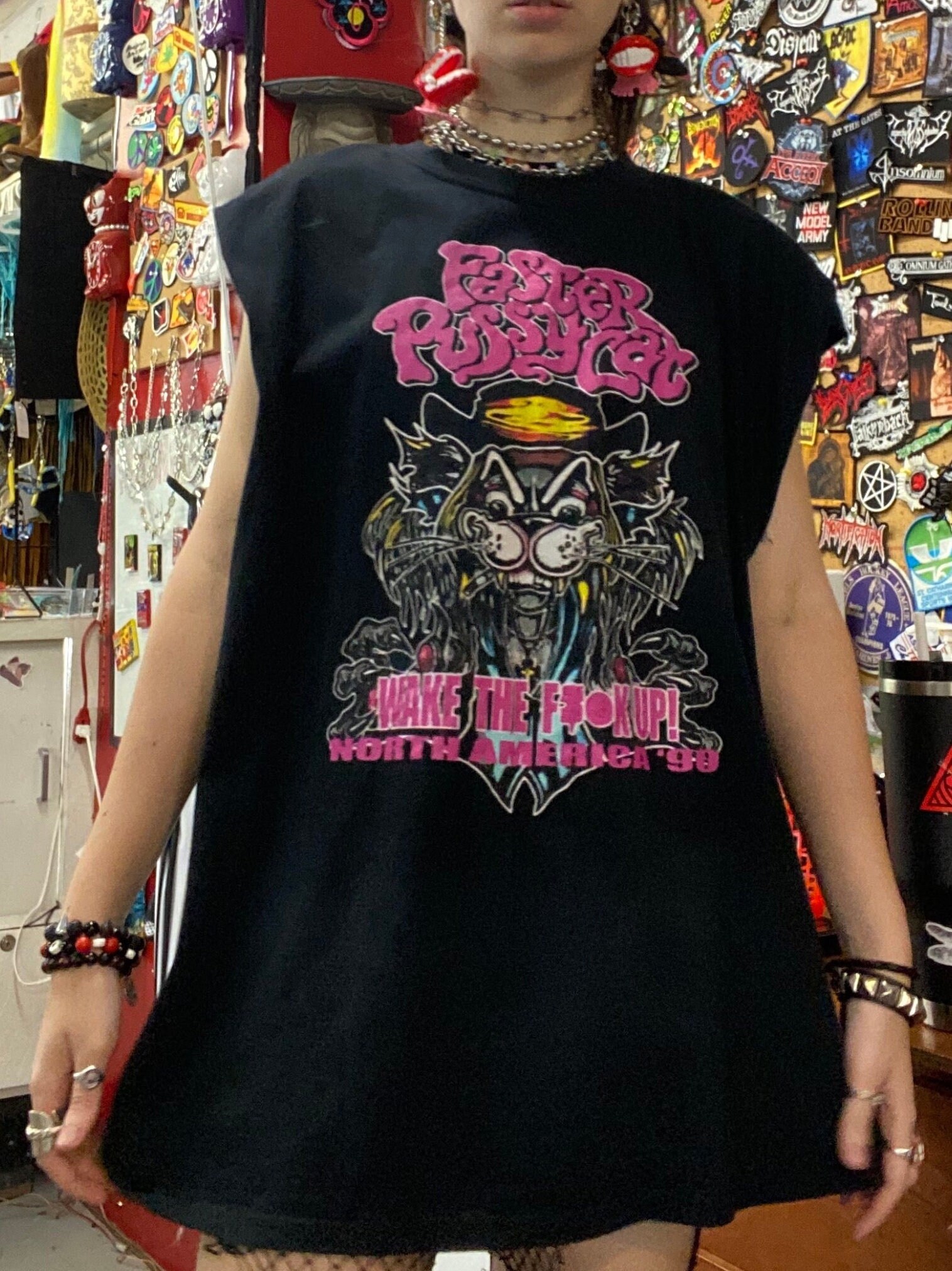 「vintage」1988年 Fasterpussycat バンドTシャツ Vintage Faster Pussycat Band Members Cotton S-234XL Unisex