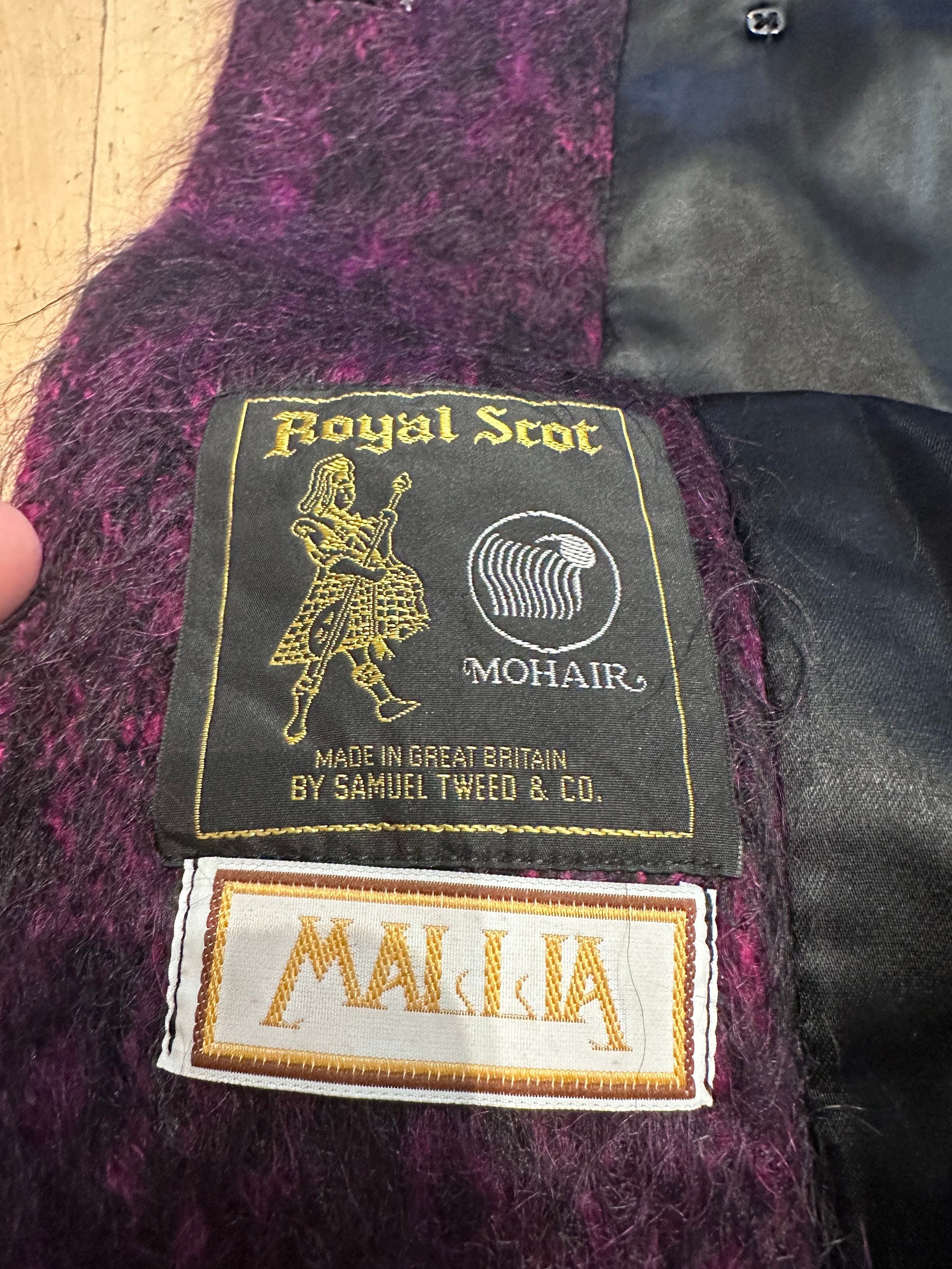 レディース Royal Scot モヘアコート MADE IN GREAT BRITAIN