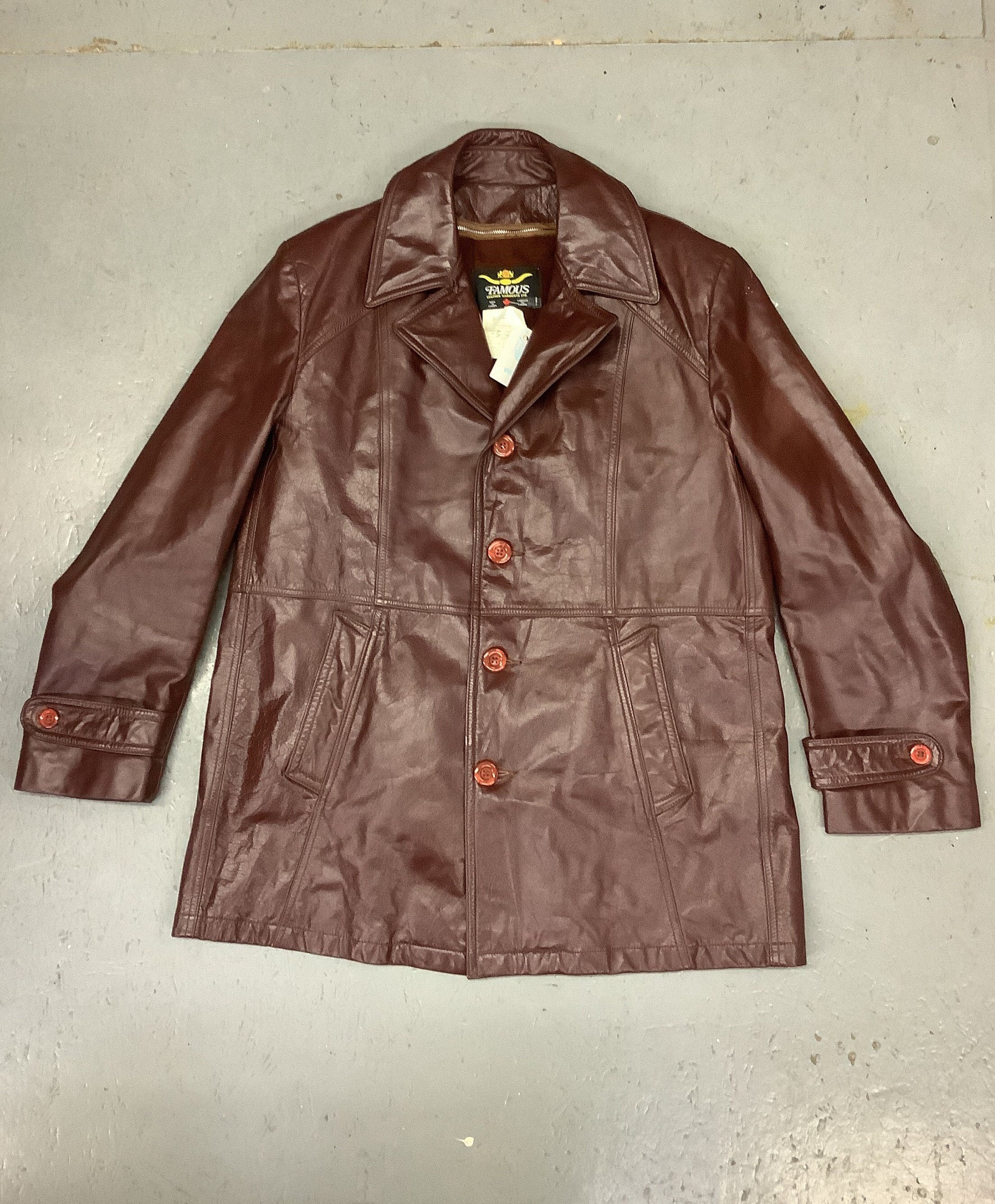 Buy Made in Canada VINTAGE LEATHER JACKET Online in India - Etsy
