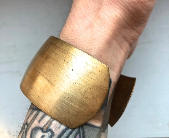 BOHEMIAN GOLD Tone CUFF Bracelet - image 5